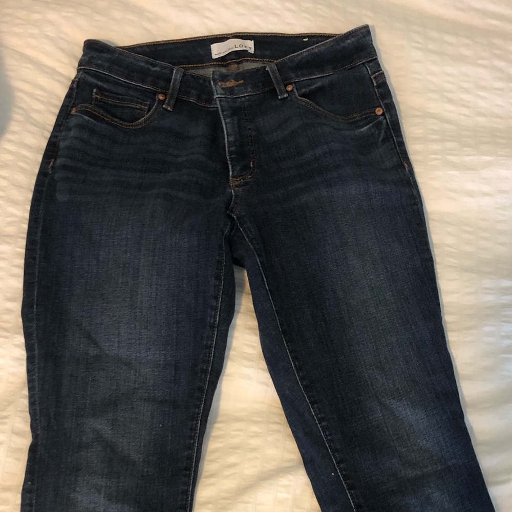 Loft curvy skinny jeans size 4/27